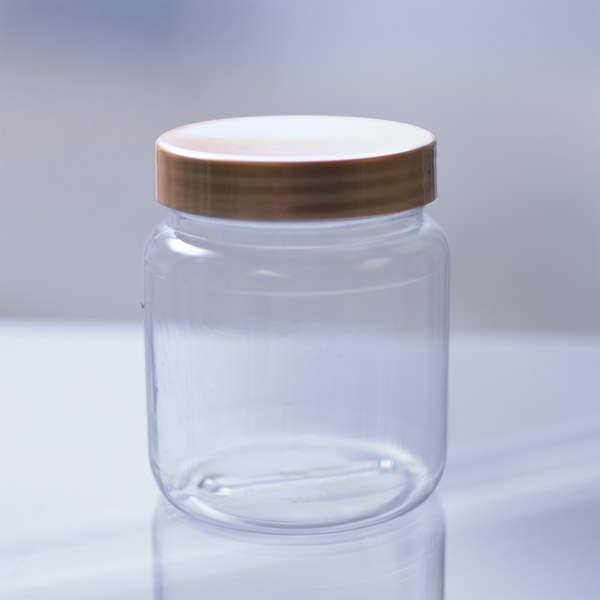 225ml PVC Jar with Gold Lid 225ml PVC Jar with Gold Lid
