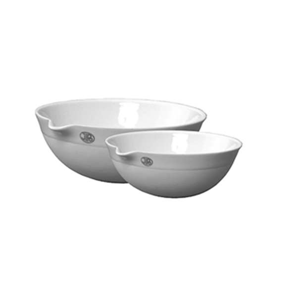 Basin, Round Bottom, With Spout, Porcelain, 25ml