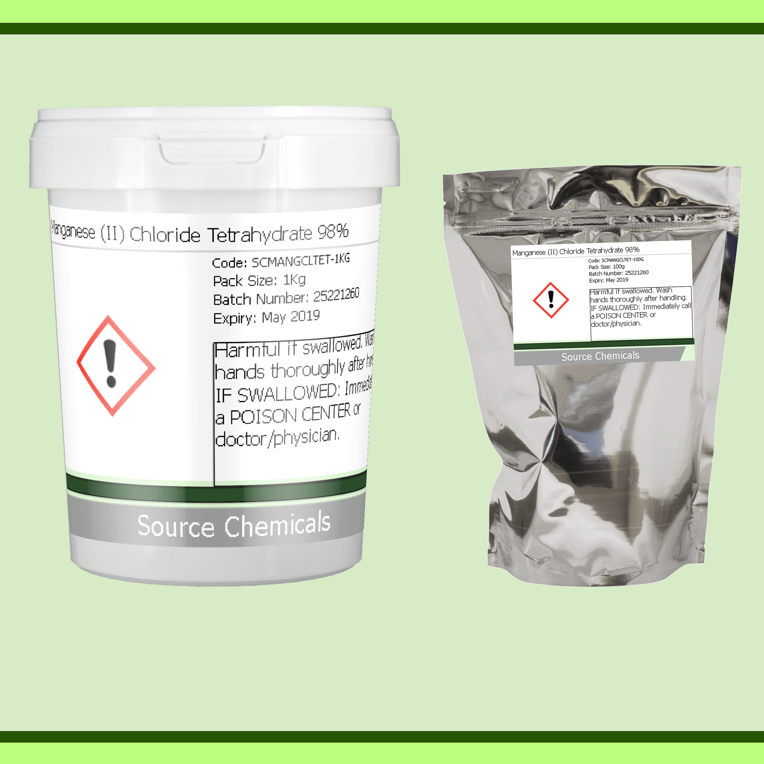 Manganese (II) Chloride Tetrahydrate 98%