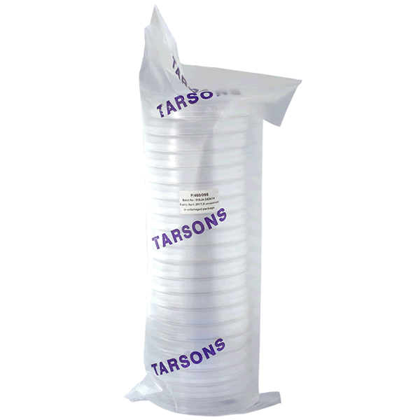Petri Dish, 3 Vent, Plastic, 90mm (20pcs Per Pack)