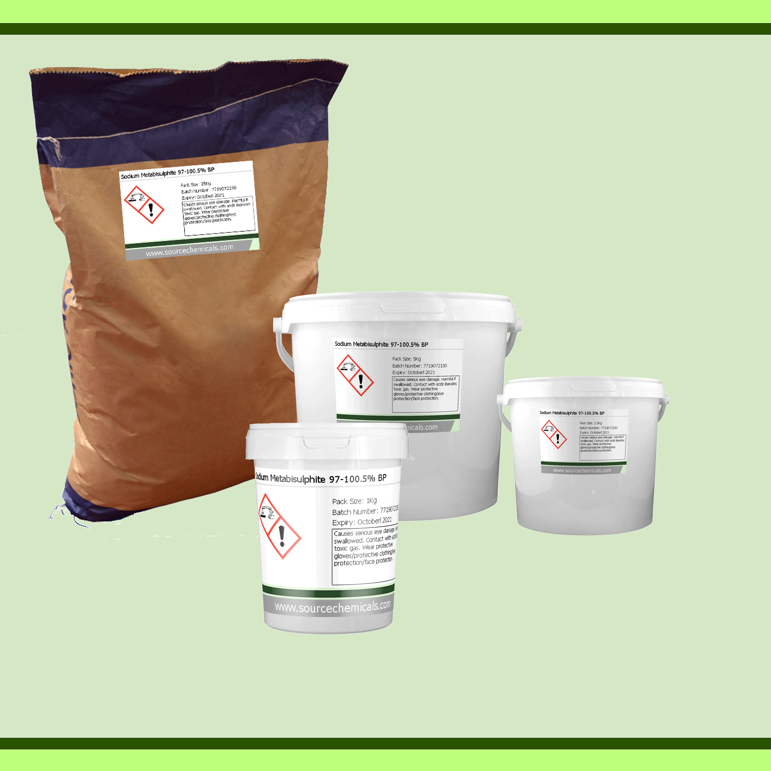 Sodium Metabisulphite 97-100.5% BP