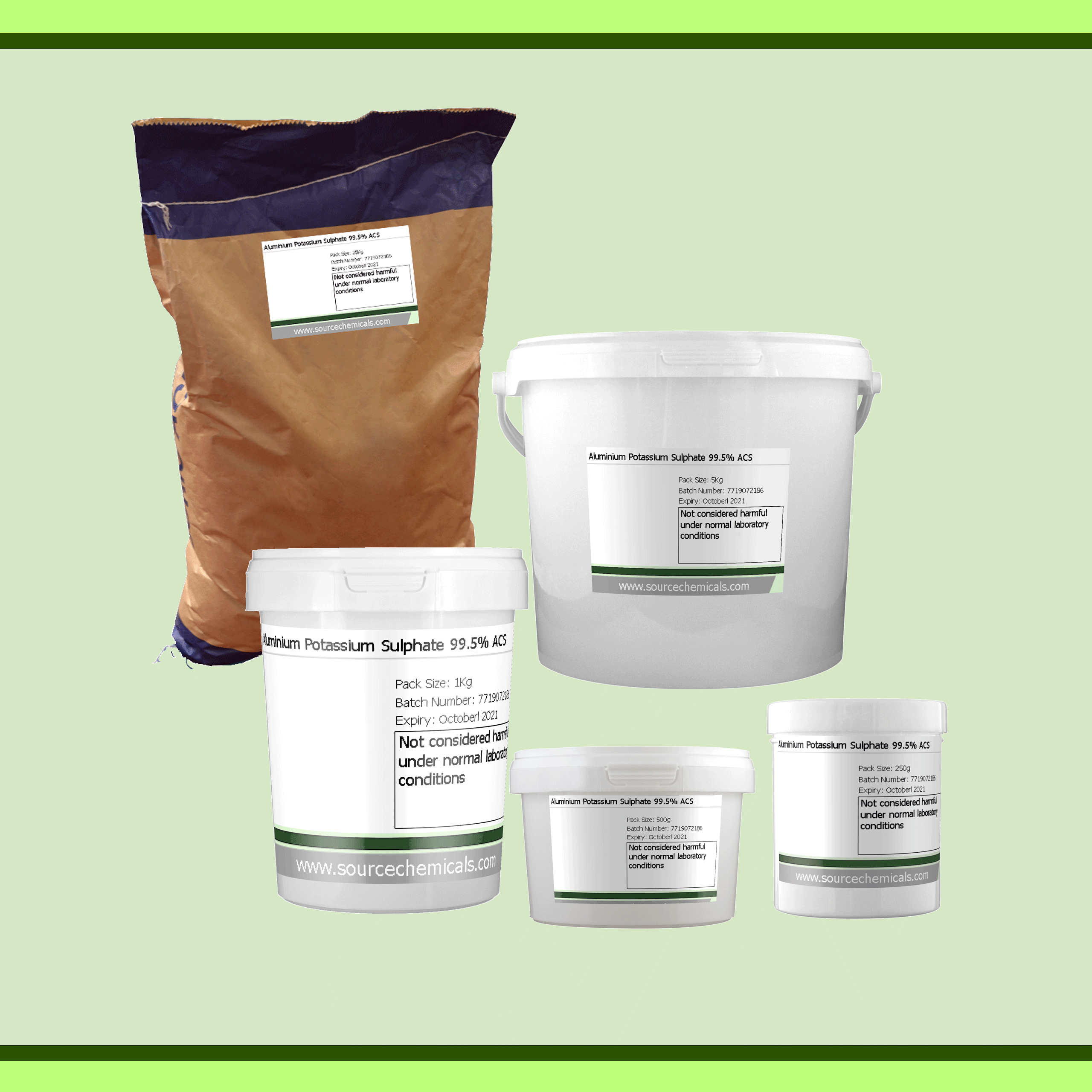 Aluminium Potassium Sulphate 99.5% ACS