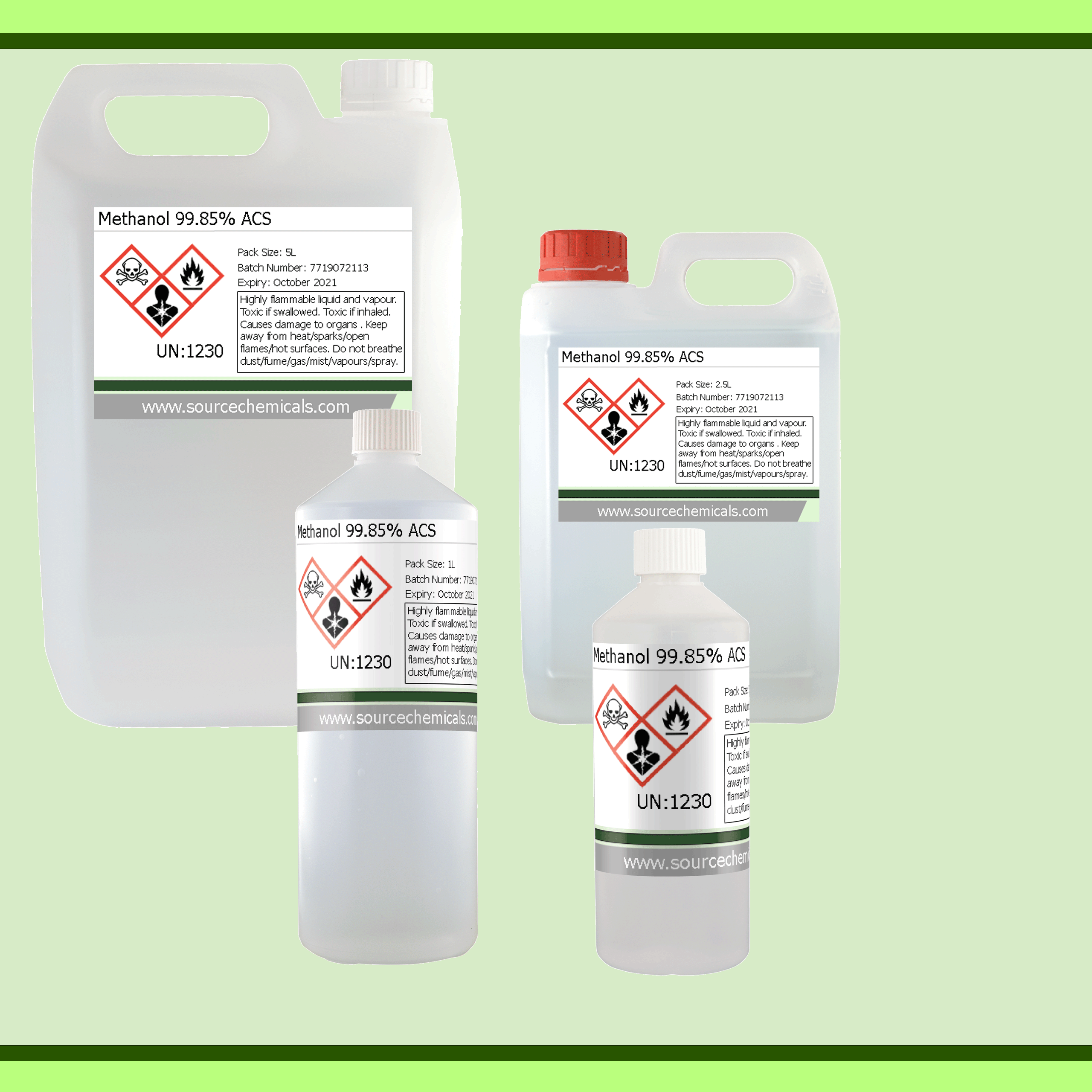 Methanol 99.85% ACS