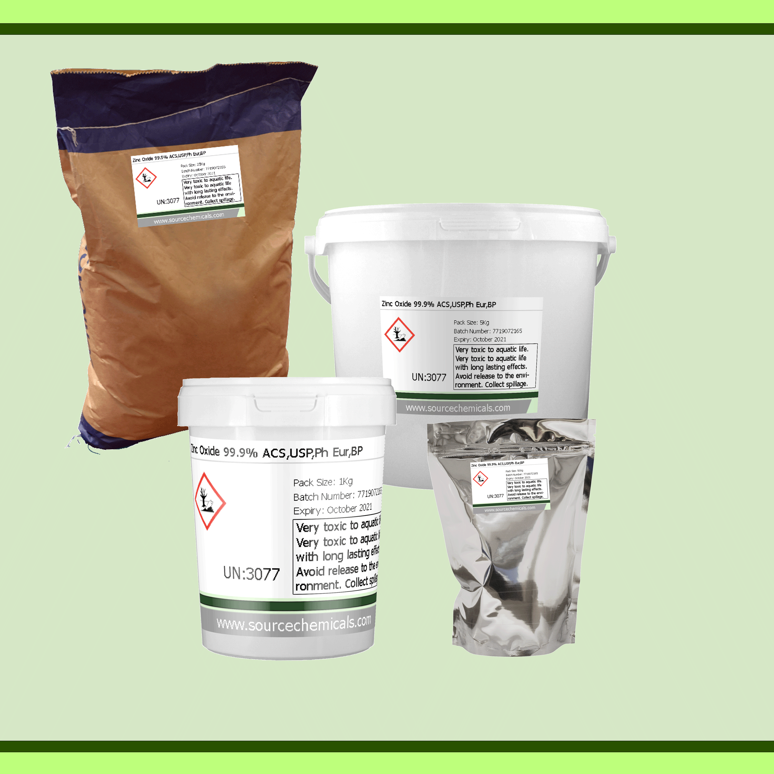 Zinc Oxide 99.9% ACS,USP,Ph Eur,BP